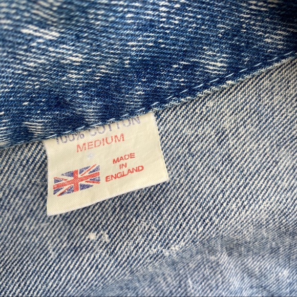 Vintage Acid-Washed Denim/Jean Jacket - Picture 6 of 8
